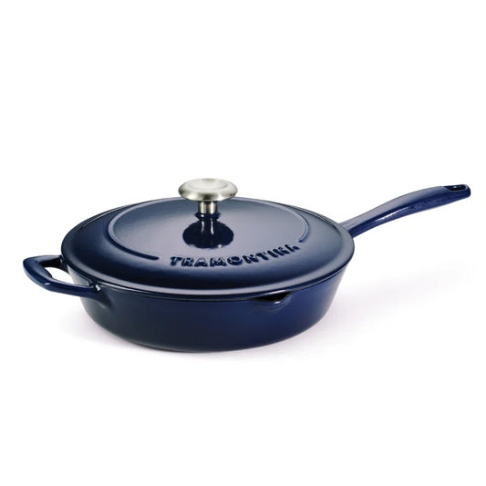 Bestow Enameled Cast Iron Covered Skillet