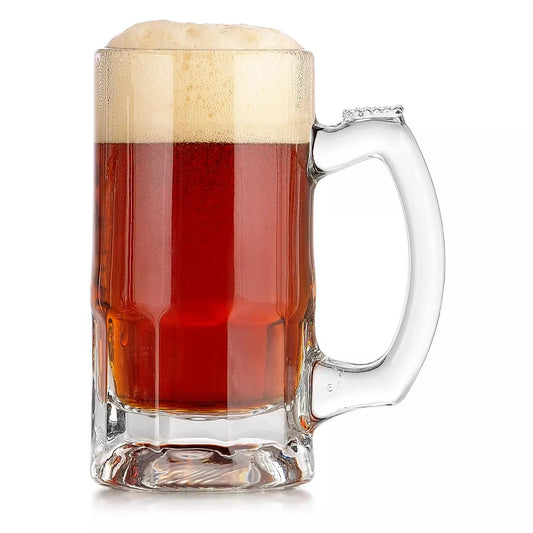 Libbey Craft Brews Glass Beer Mug, 12.7 Ounce, Set of 4