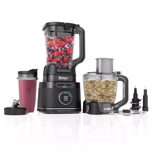 Ninja Detect Power Kitchen System Pro with Blendsense Technology - TB401: 1200W Blender & Food Processor, 72Oz Capacity