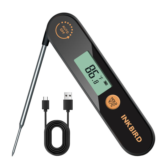 INKBIRD Instant Read Meat Thermometer IHT-1X BBQ Grilling Cooking Indoor Outdoor